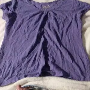Purple. Short sleeved shirt